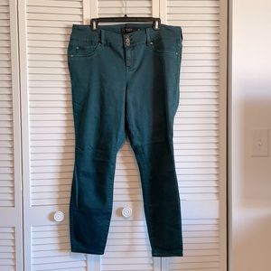 Torrid stretch teal denim